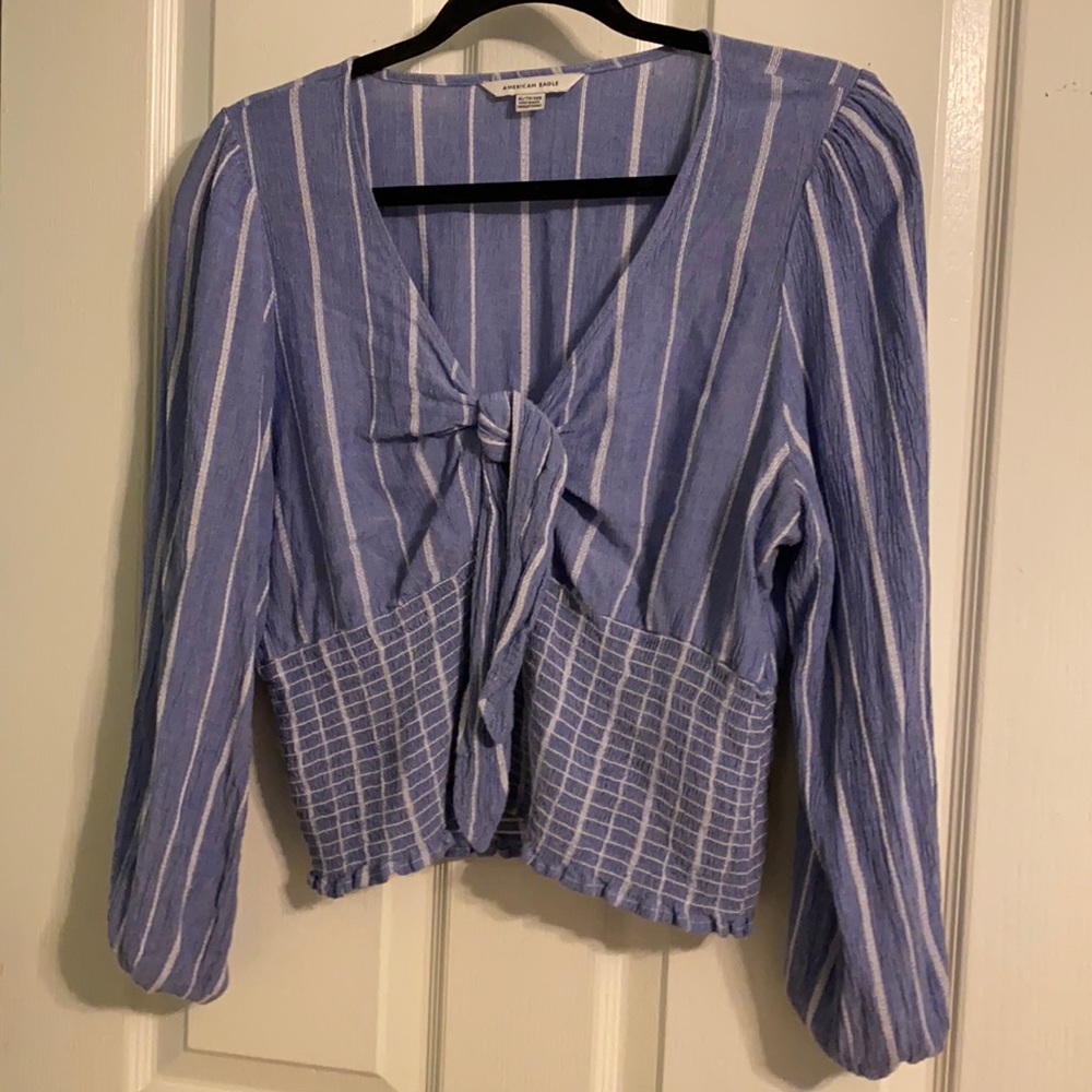 Long sleeve crop top